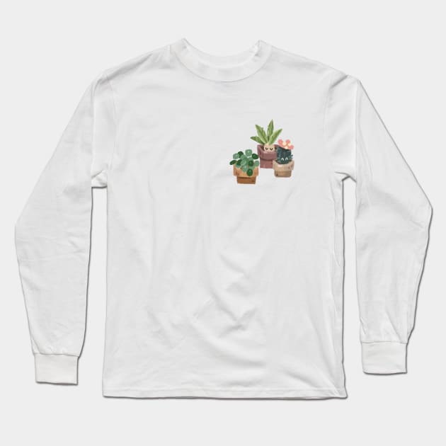 Tiny Mandragora Long Sleeve T-Shirt by Nina Nill